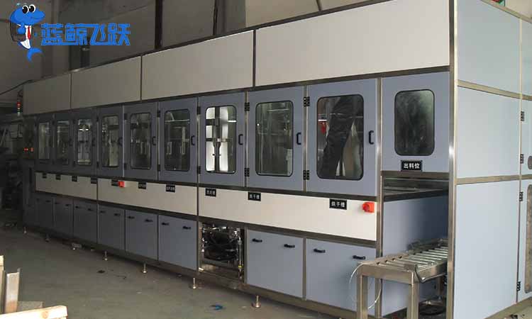 工业通过式黄瓜视频看片（自动清洗五金除油清洗烘干线）