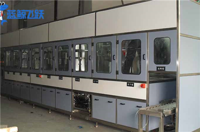 工业通过式黄瓜视频看片（自动清洗五金除油清洗烘干线）